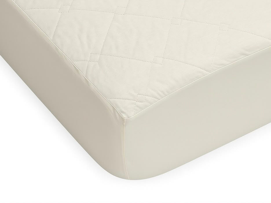 Coprimaterasso Pevline trapuntato in 100% cotone naturale