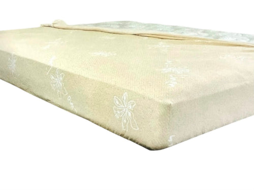 Coprimaterasso Pevline trapuntato in 100% puro lino naturale